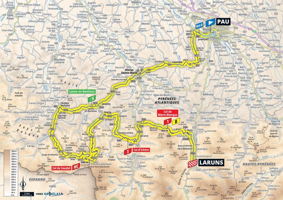 Tour De France Stage Preview Route Map And Profile Of Km